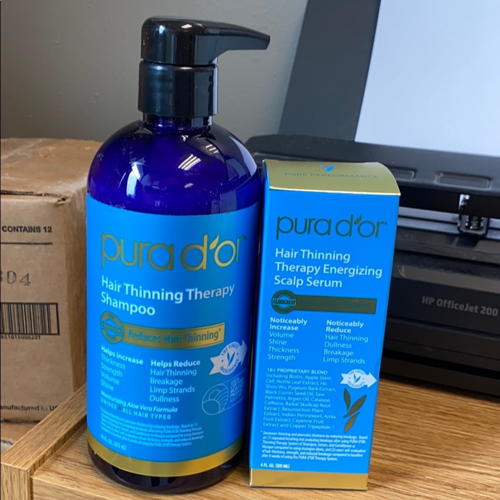 COPY - COPY - NIB Hair thinning shampoo and serum…